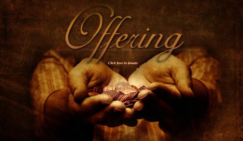Offering: click here to donate